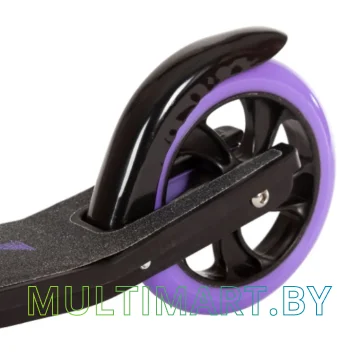 Самокат Novatrack Polis Plastic New 160P.POLIS.VT22 (фиолетовый/черный, 2022) картинка 5